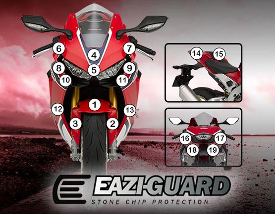 Eazi-Grip Paint Protection Film for Honda CBR1000RR, matte
