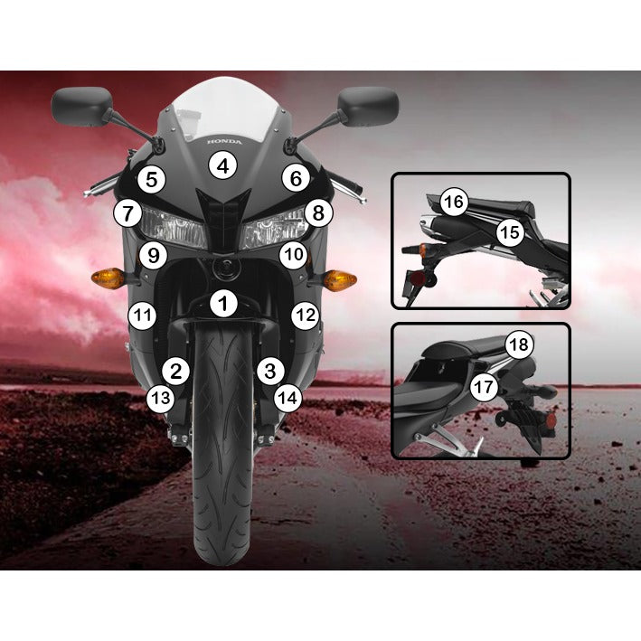 Eazi-Grip Paint Protection Film for Honda CBR600RR, matte