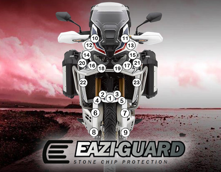 Eazi-Grip Paint Protection Film for Honda Africa Twin, gloss