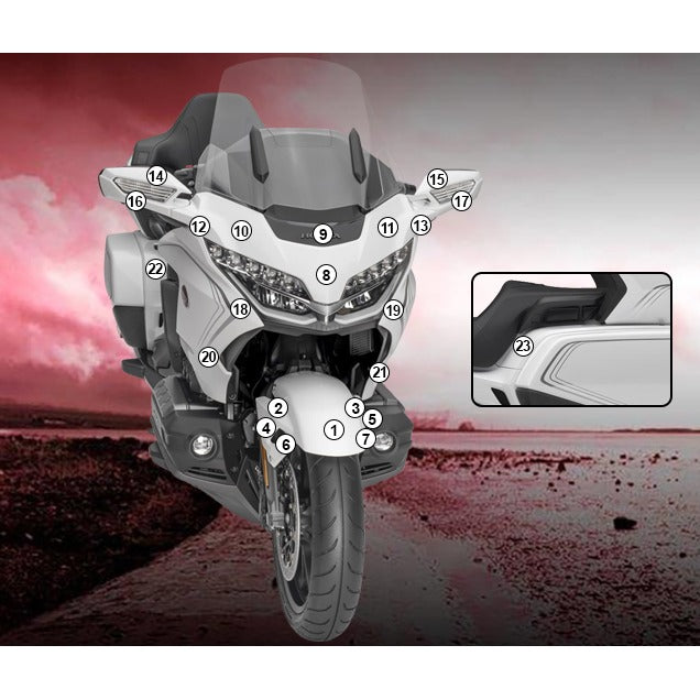 Eazi-Grip Paint Protection Film for Honda Goldwing Tour Premium, gloss