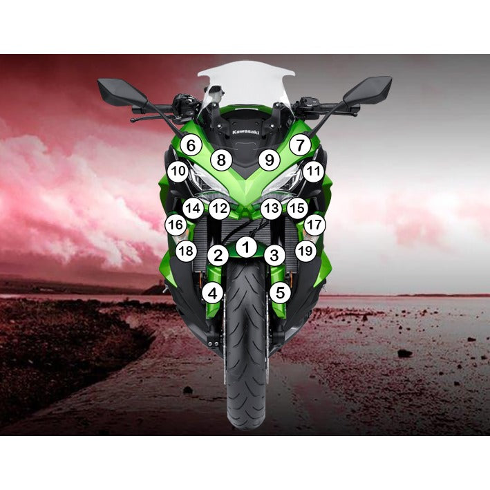 Eazi-Grip Paint Protection Film for Kawasaki Ninja 1000, gloss