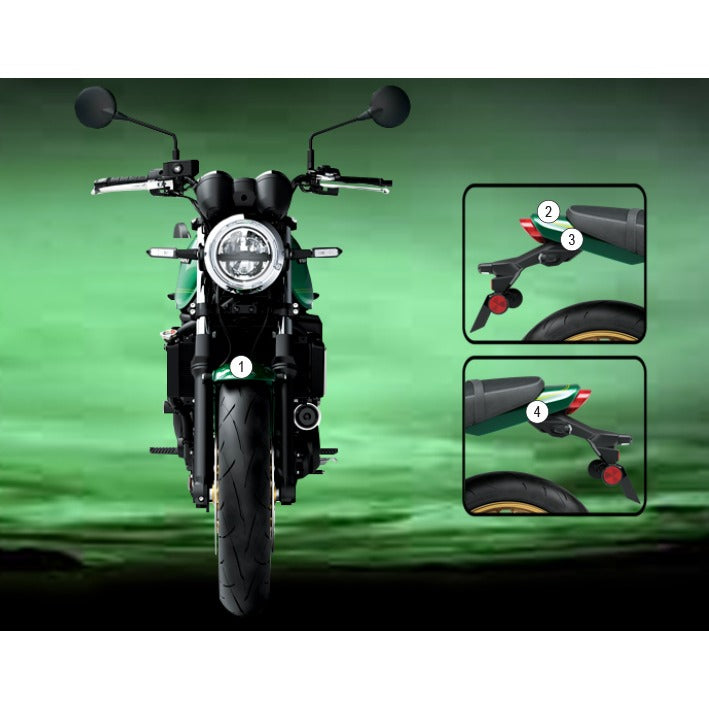 Eazi-Grip Paint Protection Film for Kawasaki Z650RS, matte