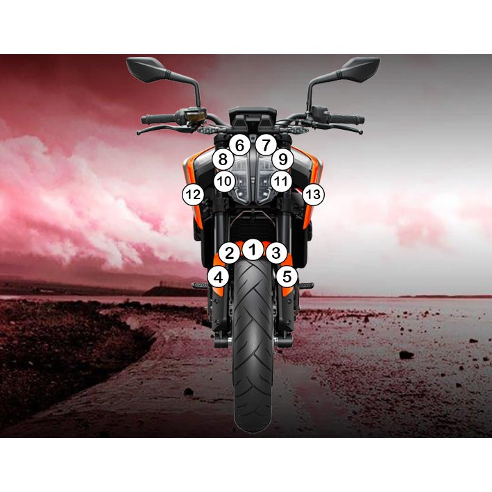 Eazi-Grip Paint Protection Film for KTM 790 890 Duke, matte