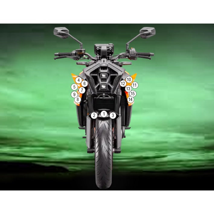 Eazi-Grip Paint Protection Film for KTM 990 Duke, matte