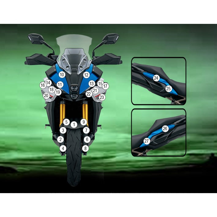 Eazi-Grip Paint Protection Film for Suzuki GSX-S1000GX, matte