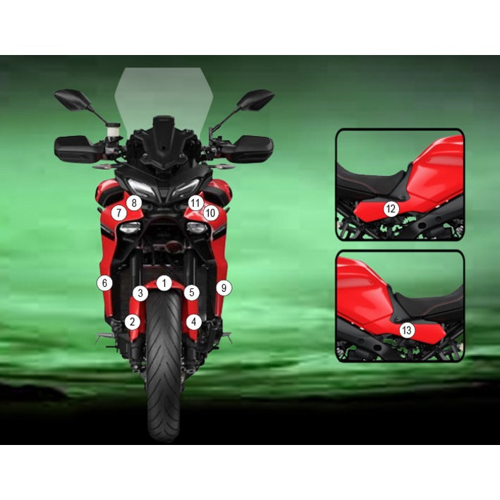 Eazi-Grip Paint Protection Film for Yamaha Tracer 9, matte