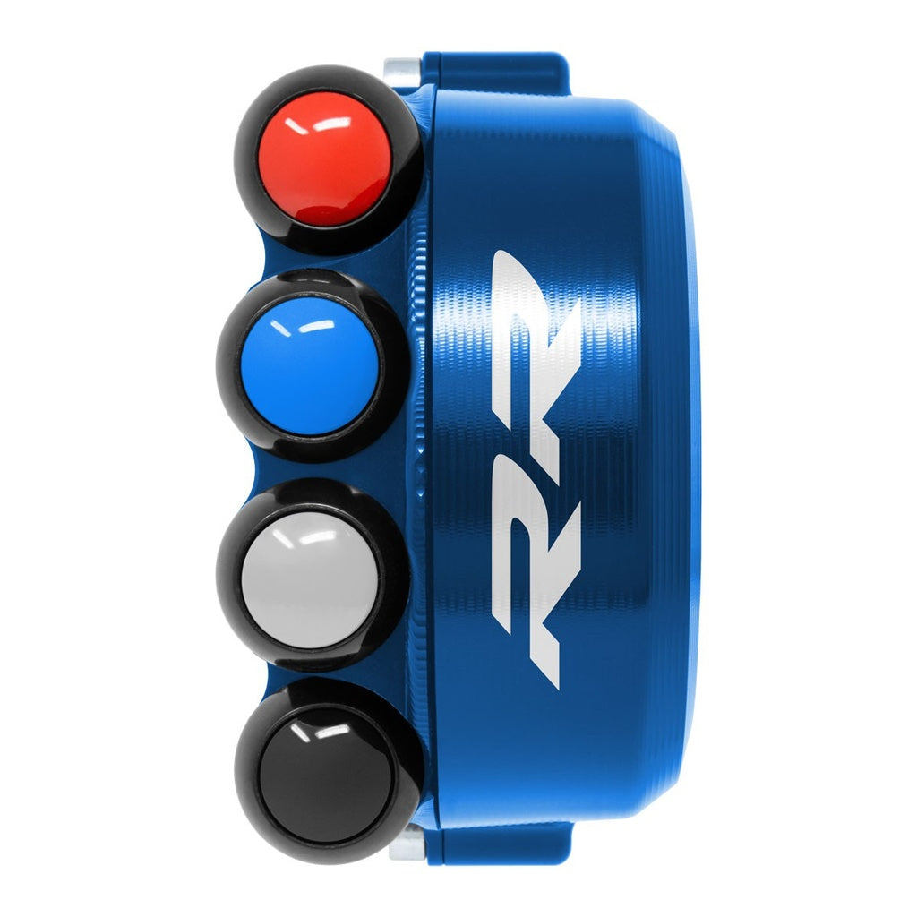 Jetprime Throttle Cover with Handlebar Switch for BMW S 1000 RR, blue