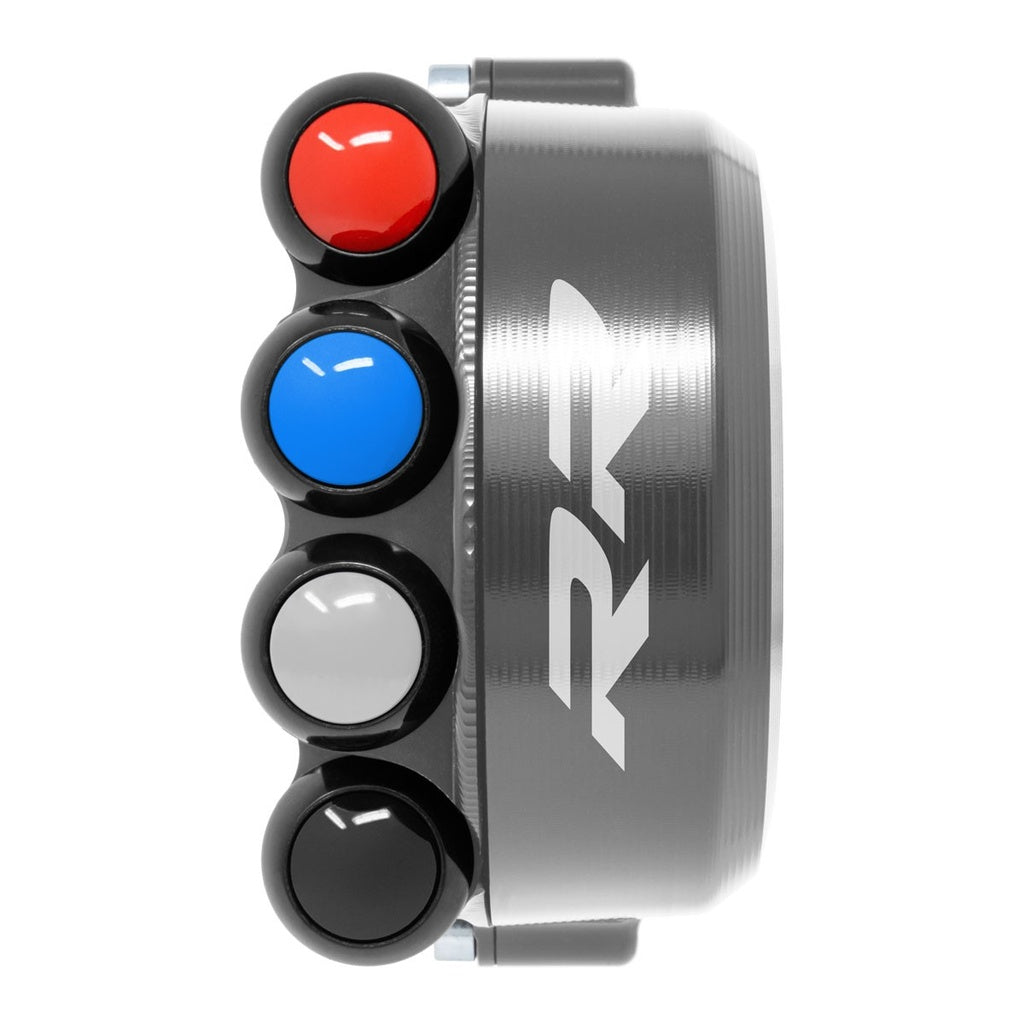 Jetprime Throttle Cover with Handlebar Switch for BMW S 1000 RR, titanium