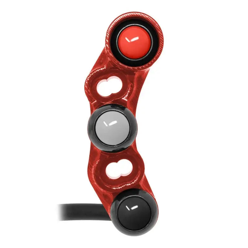 Jetprime RHS Handlebar Switch for Kawasaki Ninja ZX-10R, red