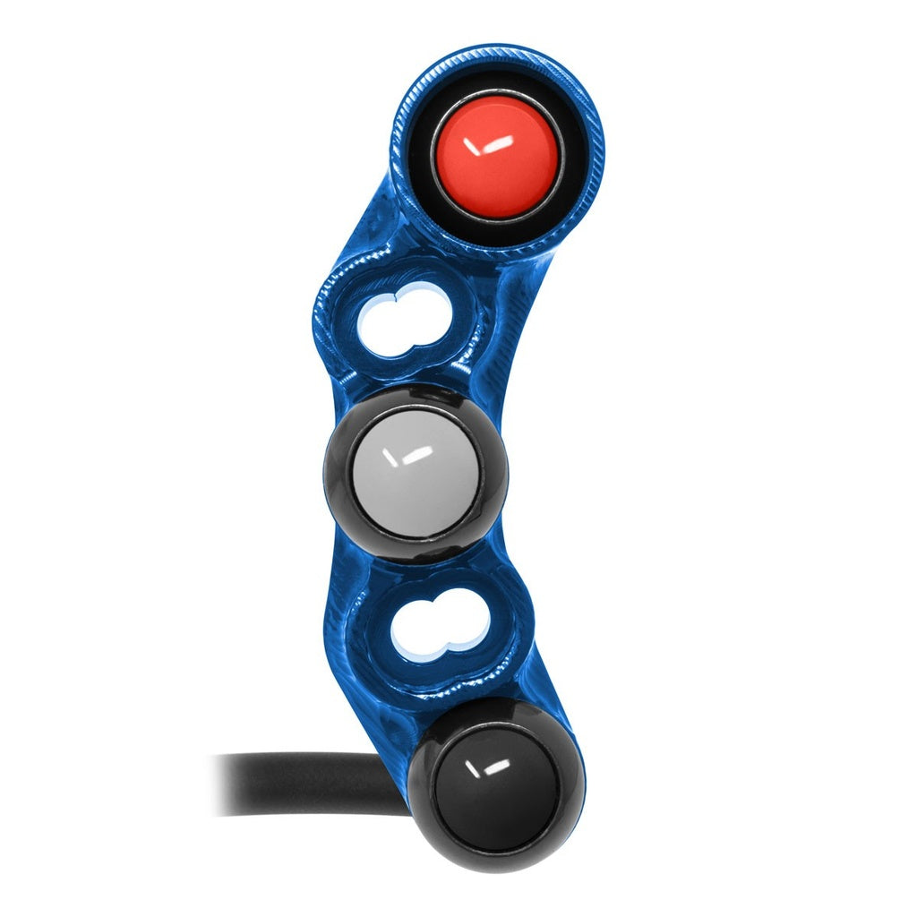 Jetprime RHS Handlebar Switch for Yamaha YZF-R7, blue