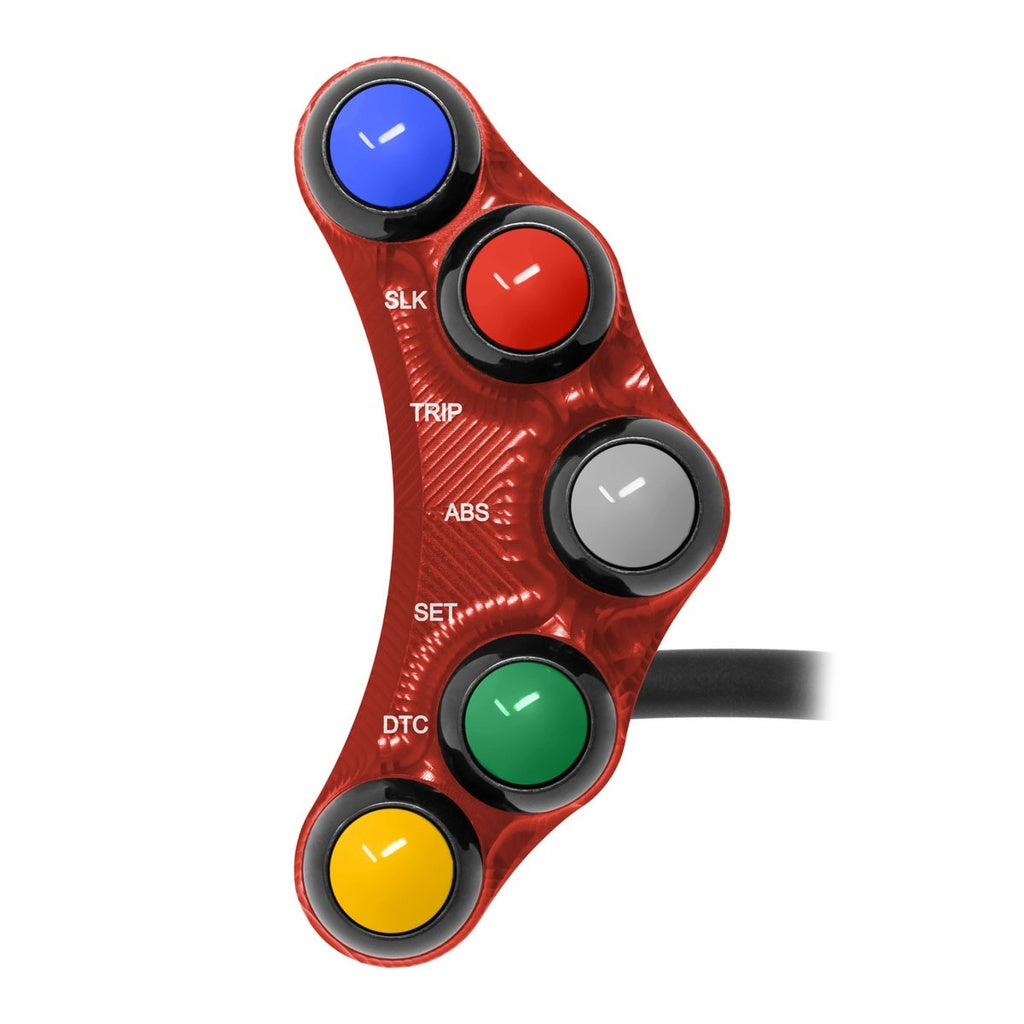 Jetprime LHS Race Handlebar Switch for BMW S 1000 RR HP4, red