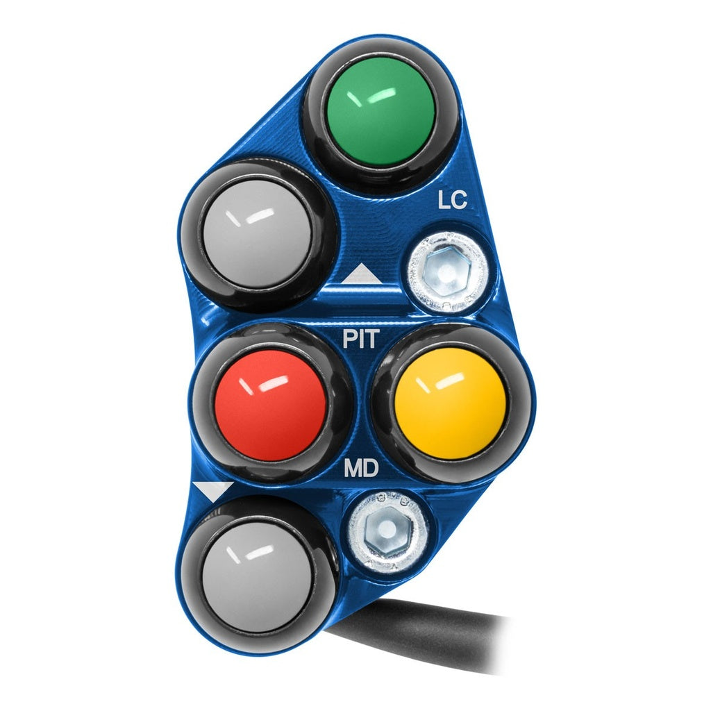 Jetprime LHS Race Handlebar Switch for Honda CBR 1000 RR, blue