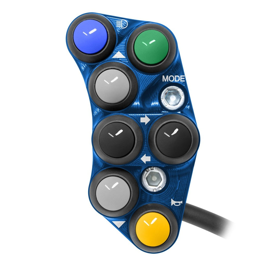 Jetprime LHS Handlebar Switch for Suzuki GSX-R1000, blue