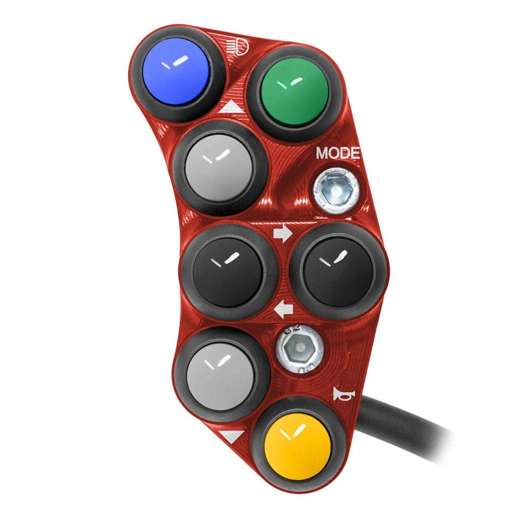 Jetprime LHS Handlebar Switch for Suzuki GSX-R1000, red