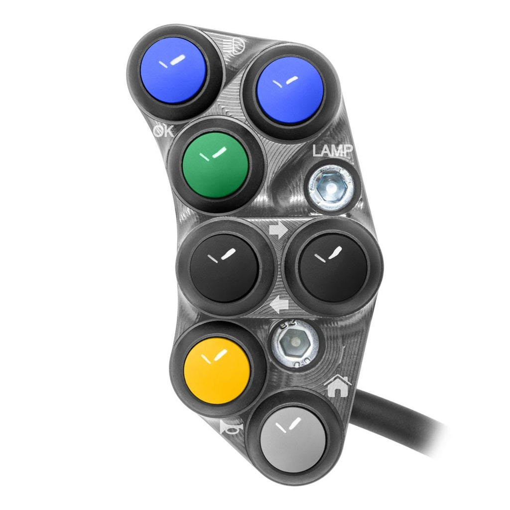 Jetprime LHS Handlebar Switch for Yamaha T-MAX 560, titanium