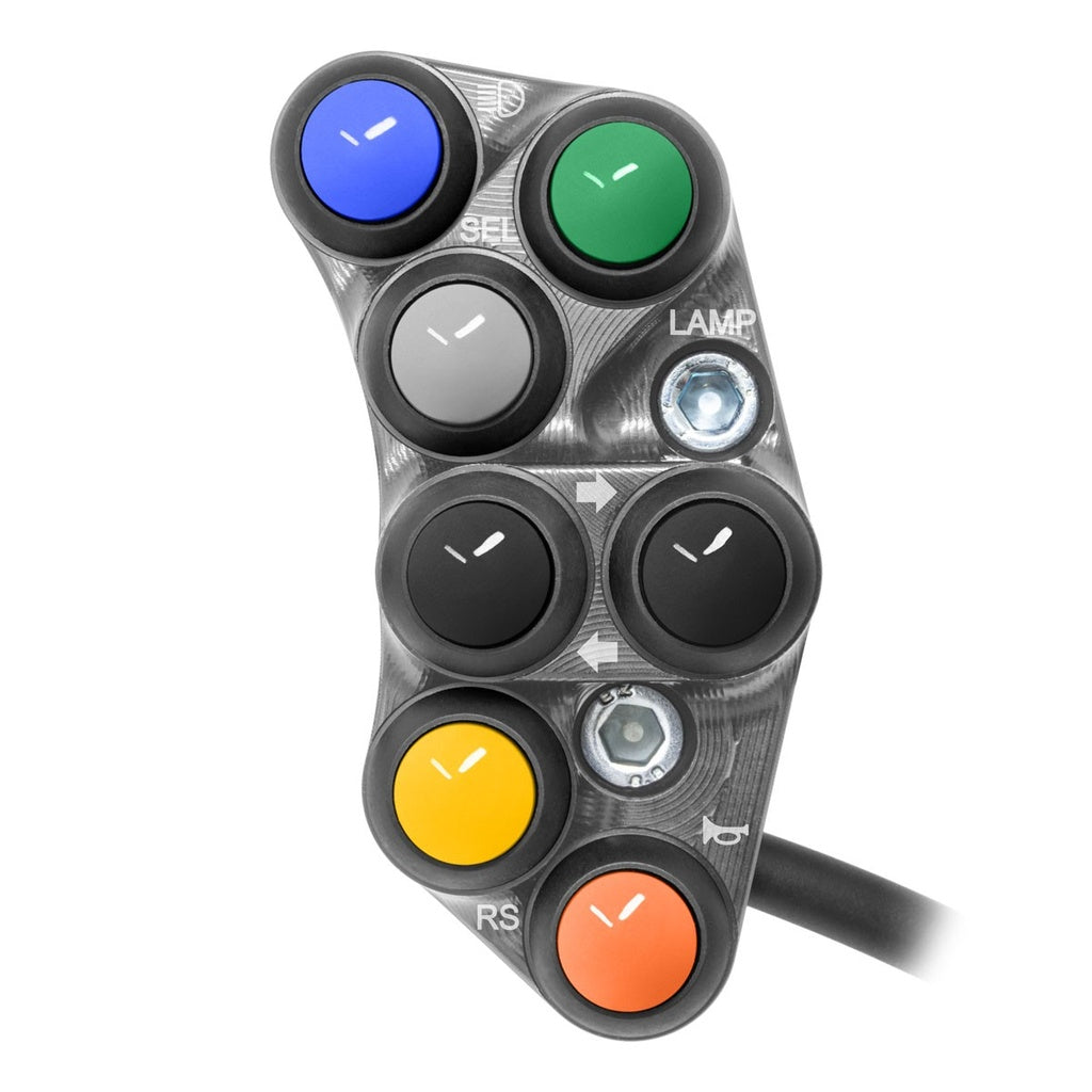 Jetprime LHS Handlebar Switch for Yamaha YZF-R7, titanium