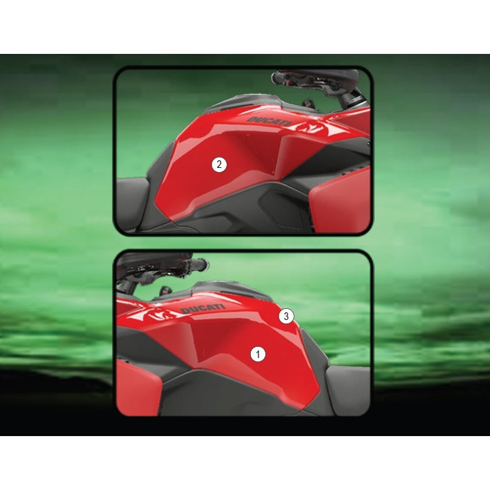 Eazi-Grip Tank Protection Film for Ducati Multistrada V2, gloss