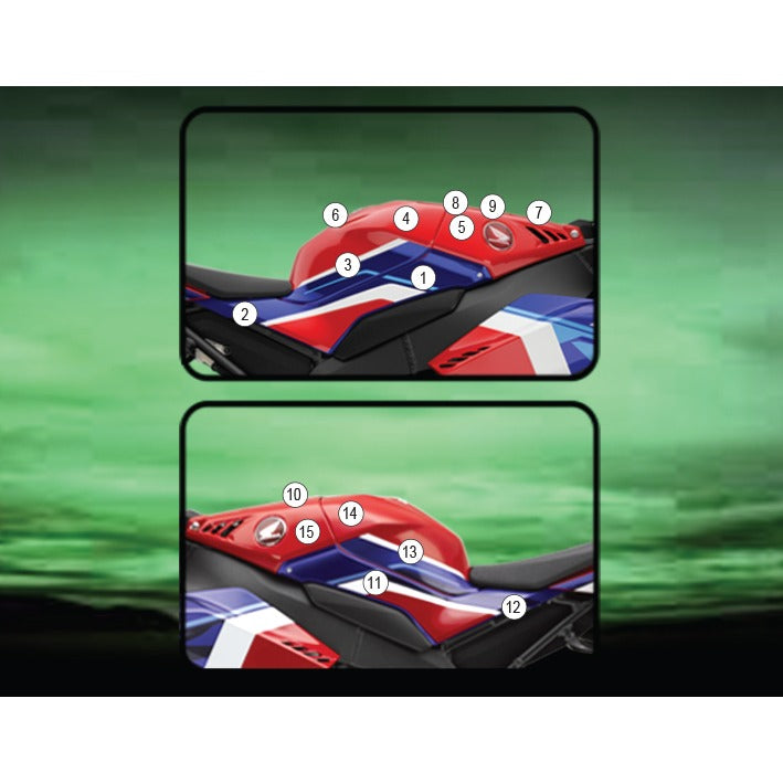 Eazi-Grip Tank Protection Film for Honda CBR1000RR-R, matte