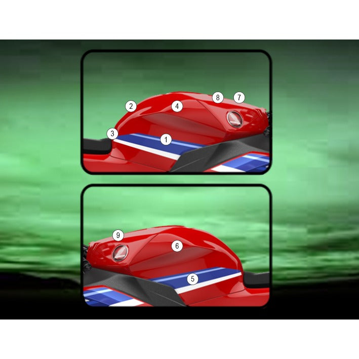 Eazi-Grip Tank Protection Film for Honda CBR600RR, matte