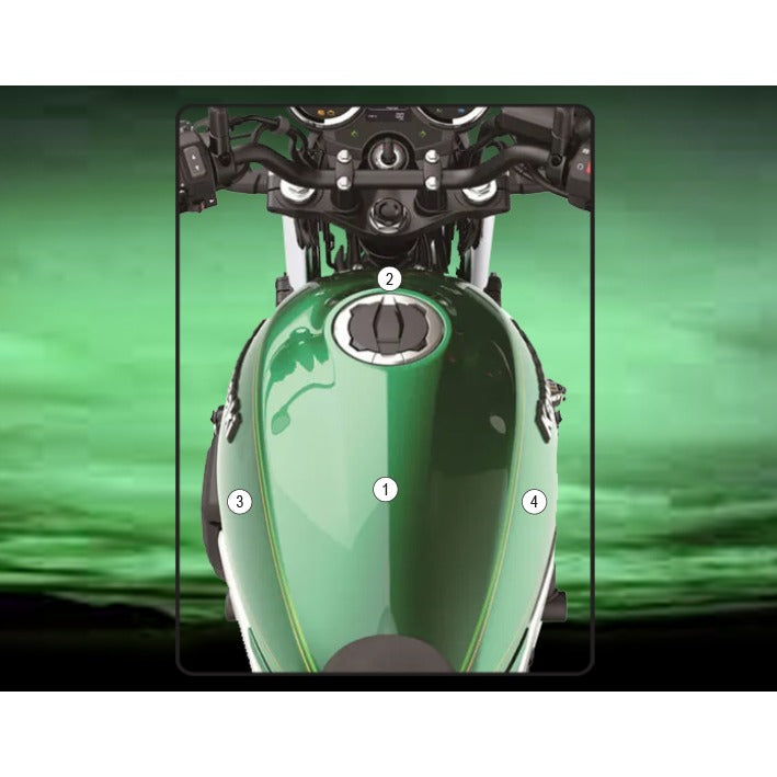 Eazi-Grip Tank Protection Film for Kawasaki Z650RS, gloss