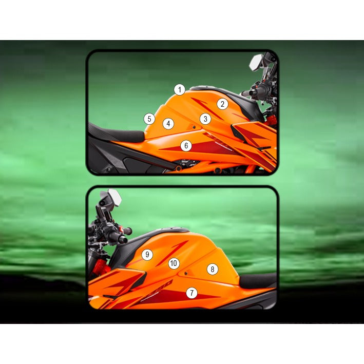 Eazi-Grip Tank Protection Film for KTM 1390 Super Duke R, matte