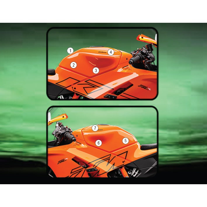 Eazi-Grip Tank Protection Film for KTM 990 RC R, matte