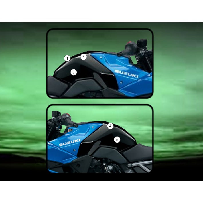 Eazi-Grip Tank Protection Film for Suzuki GSX-8 R S, gloss