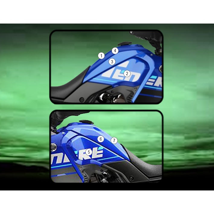 Eazi-Grip Tank Protection Film for Yamaha Tenere 700, matte